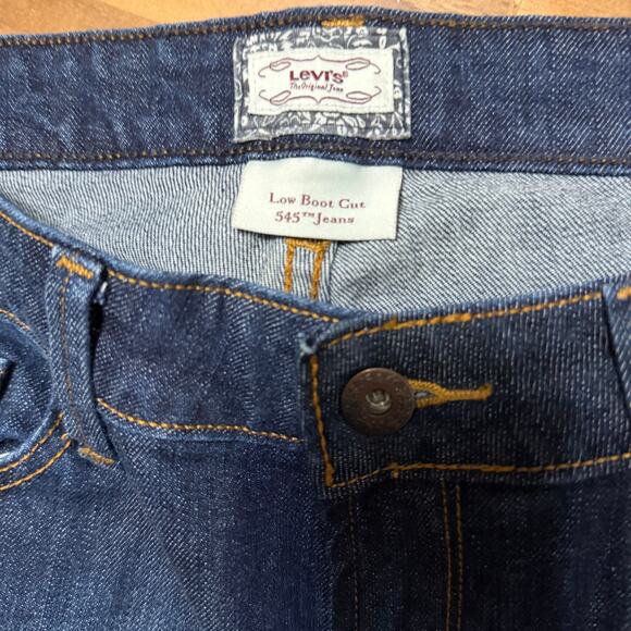 Levi's Low Bootcut 545 Jeans Size 10 - Picture 4 of 7